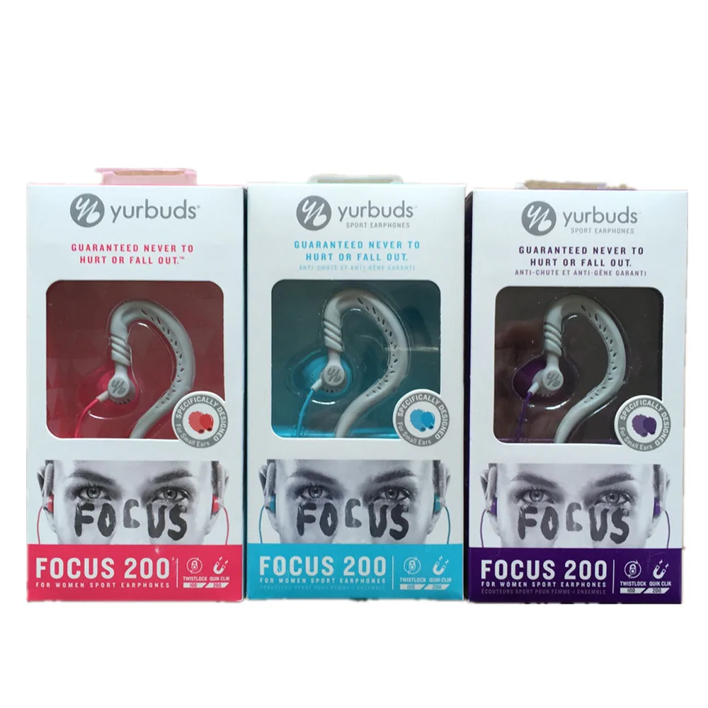 Yurbuds Focus 200 для женщин защита от пота twisstlock спортивные наушники ушной крючок стиль