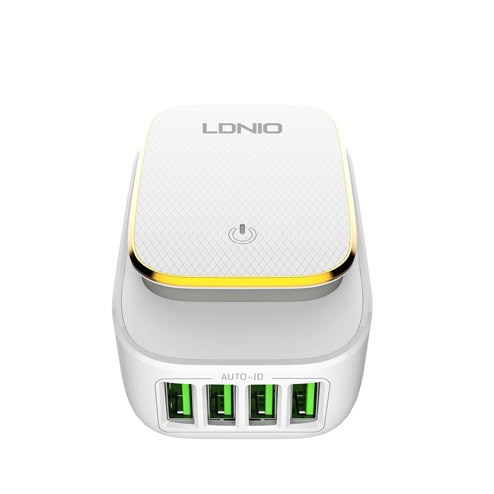 LDNIO A4405 4-портовый 4.4A (макс.) 22 Вт EU USB зарядное устройство адаптер Светодиодная