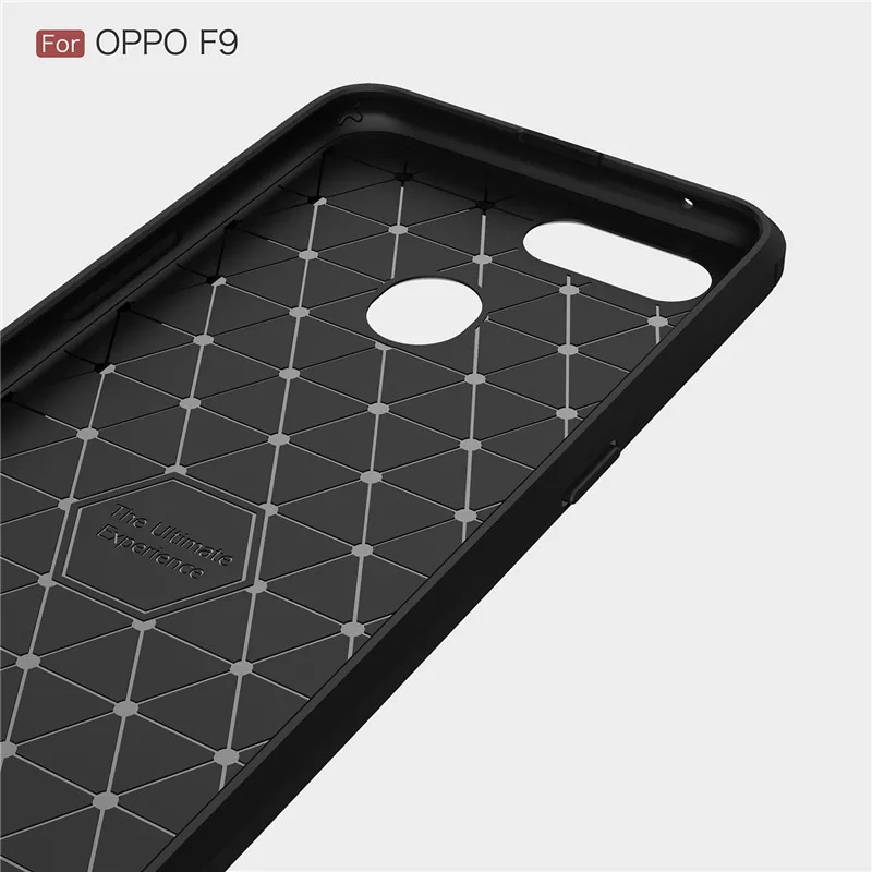 BSNOVT OPPO F9 чехол 2018 противоударный силиконовый Матовый Бампер для телефона задний