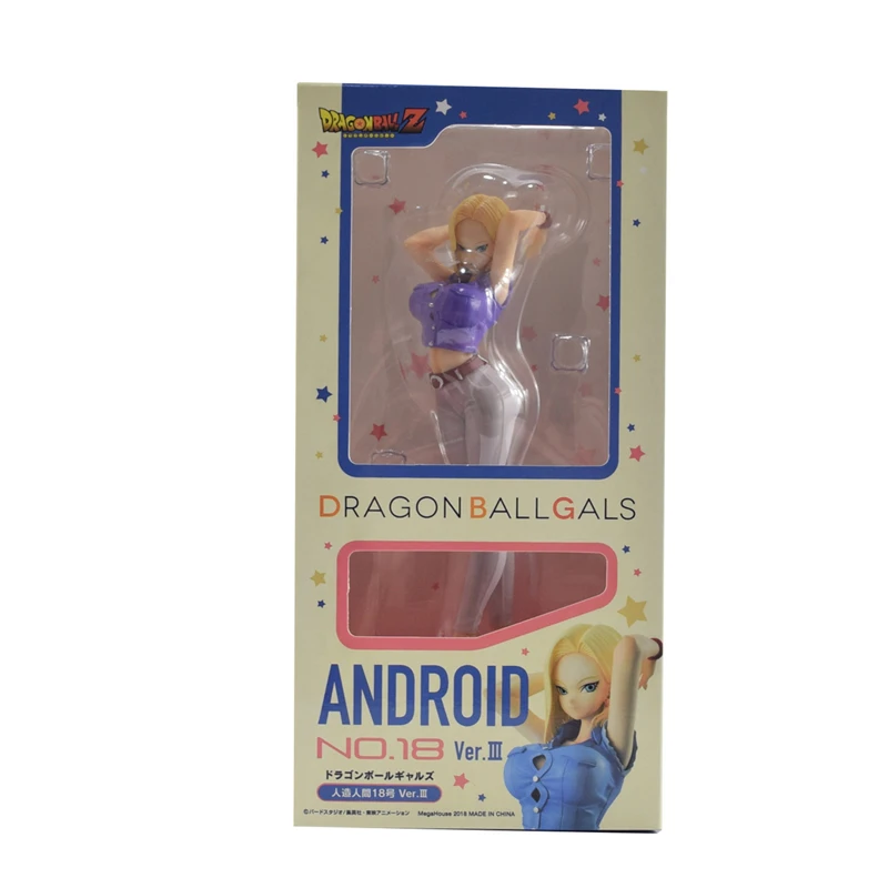 Dragon Ball Z пикантные Android № 18 ПВХ фигурки аниме Коллекционная модель игрушки куклы 21