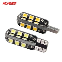 10pcs t10 led car bulbs w5w led 24smd 2835 194 168 501 auto side wedge license plate interior reading lamps light 12v white
