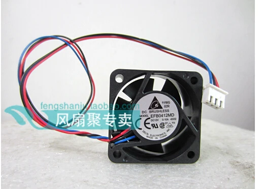 Совершенно новый оригинальный Delta 4cm4020 12V0.10A EFB0412MD 40*40*20 мм сервер вентилятор