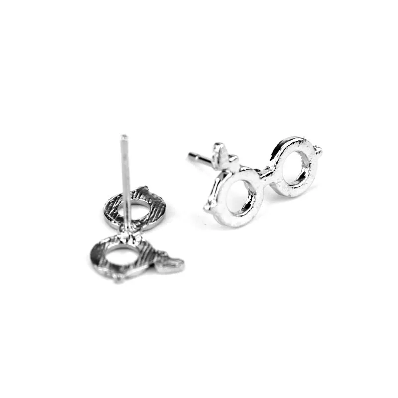 3 Colors Fashion Glasses Stud Earrings Personality Magic for Men Women 2017 Jewelry Gifts | Украшения и аксессуары