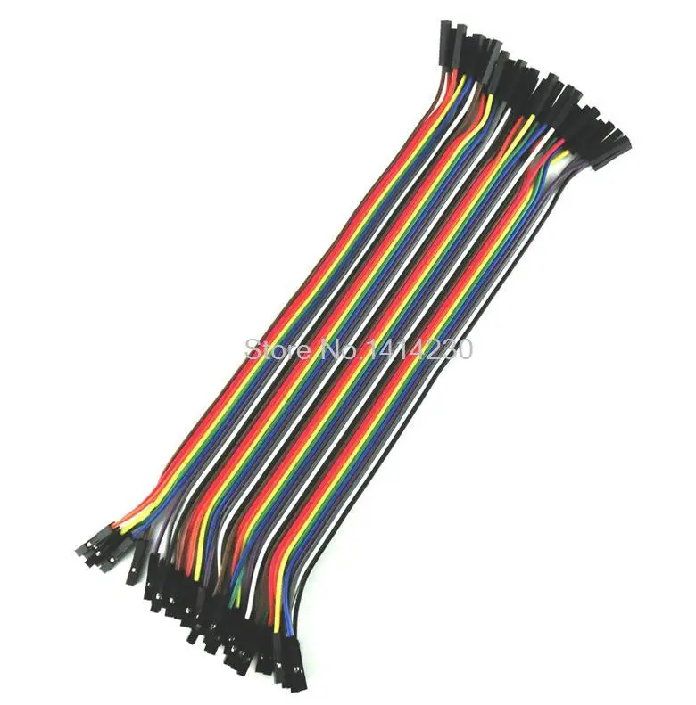 _ 40 корень dupont line 20 см 2 54 мм 1p контактный разъем Мама мама цветной макетный кабель