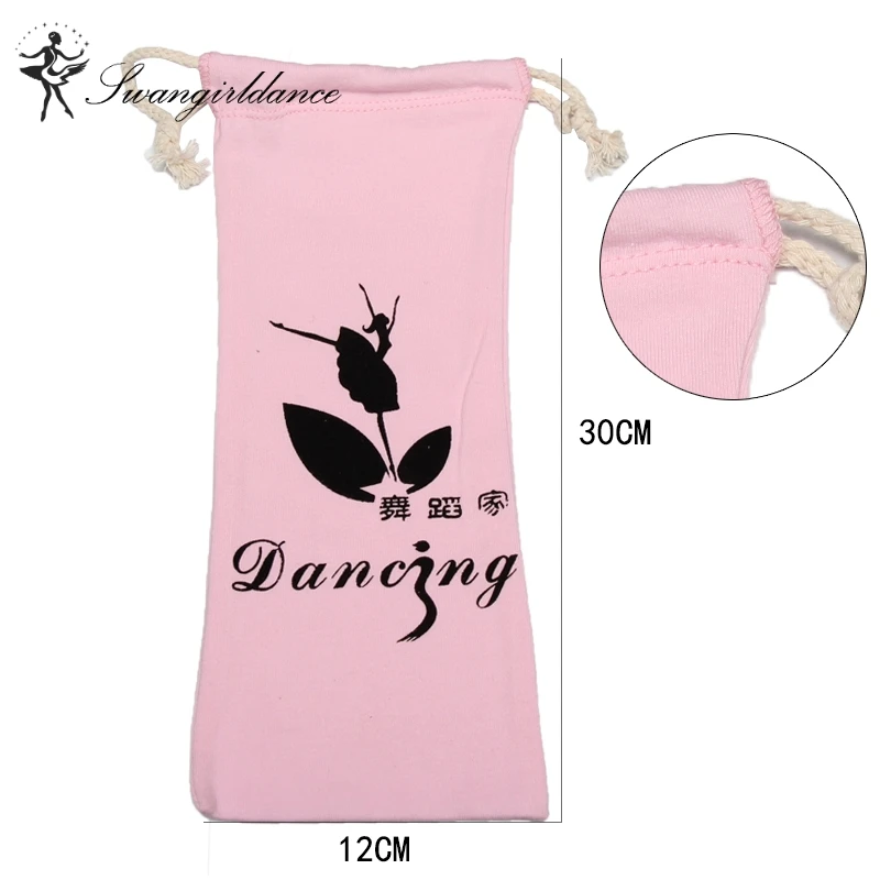 Детские Балетные платья для девочек Drawstring рюкзак сумка Детский спортивный танцы сумка аксессуары, платье с принтом «Оксфорд» двойной балетная сумка AS8648