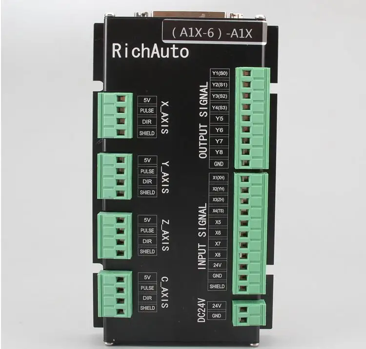 Обновленная версия RichAuto A11 CNC DSP контроллер A11S A11E 3 оси Замена контроллера 0501 для