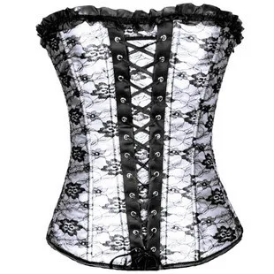 Соблазнительные женские Корсеты с косточками бюстье нижнее белье корсеты на