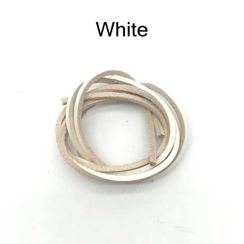1Pair Square genuine leahter shoelaces unisex retro boot shoe laces fashion loafers boats shoelace 60/80/100/120/140/160CM P5
