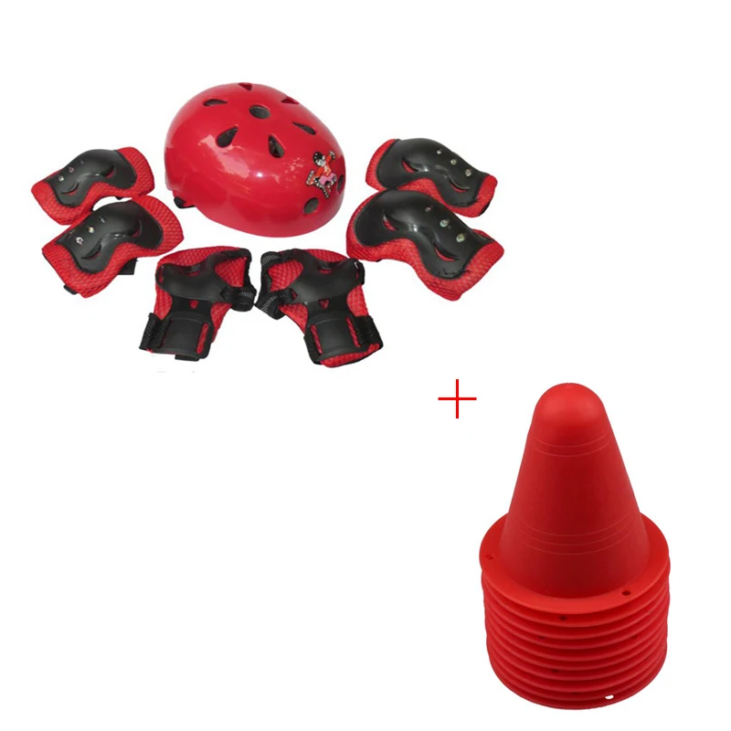 Шлем для катания на коньках 6 шт. с защитой колена|helmet pad|pad helmetskate helmet |