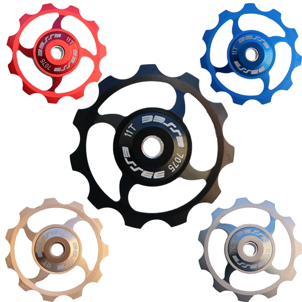 

Bicycle Rear Derailleurs Pulley 11T MTB Road Bike Guide Cycling Pulley Roller Idler Bearing Jockey Wheel Bicycle Parts
