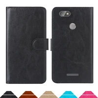 luxury wallet case for highscreen expanse pu leather retro flip cover magnetic fashion cases strap