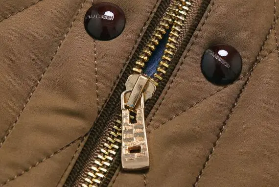 Мужская зимняя длинная теплая хлопковая одежда с воротником-стойкой |