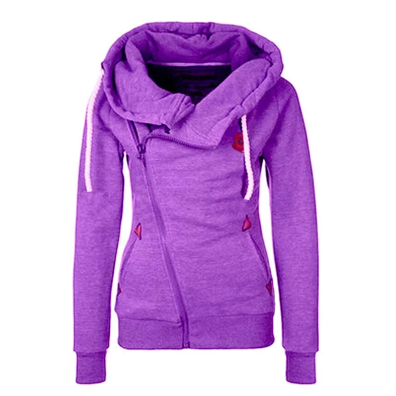 Повседневные sudaderas mujer Женская кофта осень-зима женские толстовки на молнии плотная Женская Толстовка Толстовки 60503