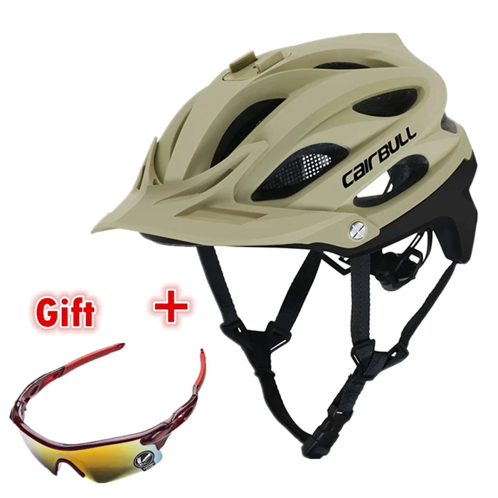 KHAKI CAIRBULL MTB DVR велосипедный шлем спортивная и экшн видеокамера устанавливаемый велосипедный шлем горный внедорожный велосипедный шлем BMX Casco - Цвет: KHAKI