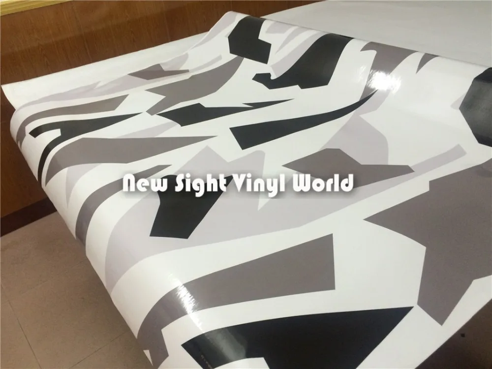 Виниловая пленка Arctic Urban для снега виниловая автомобиля Стайлинг Camouflage Pixel