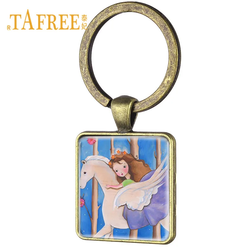 TAFREE лесной брелок для девушек искусство мечта в лесу Татуированная девушка