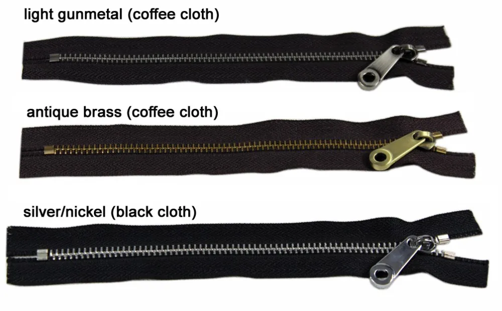 Черная ткань #5 Металлические молнии для шитья 20 см 3 шт./лот|zipper corset|zipper topzipper pouch |