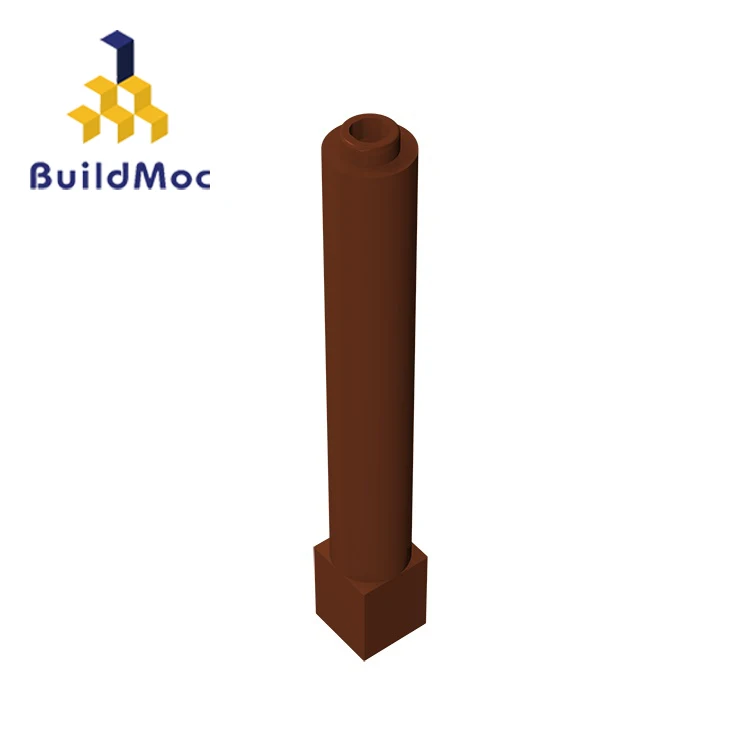 BuildMOC высокотехнологичные строительные блоки 43888 1x1x6 твердые компоненты для