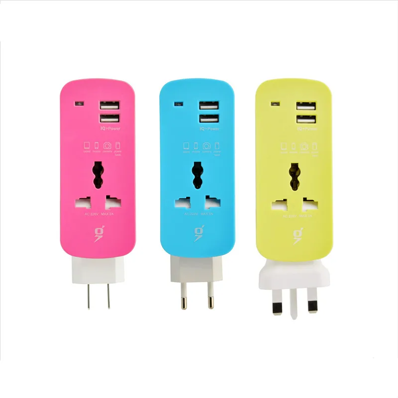 Сетевая розетка с 2 USB портами и поддержкой быстрой зарядки|Электрические вилки| |