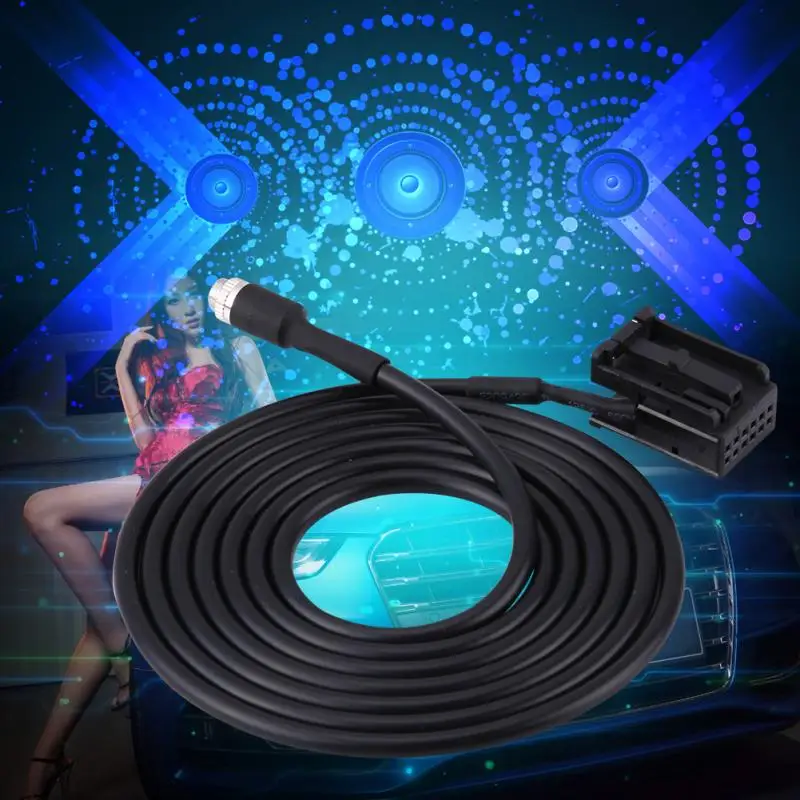6000 CD MP3 аудио вход Aux кабель адаптер для Ford Focus Mondeo с кнопками удаления