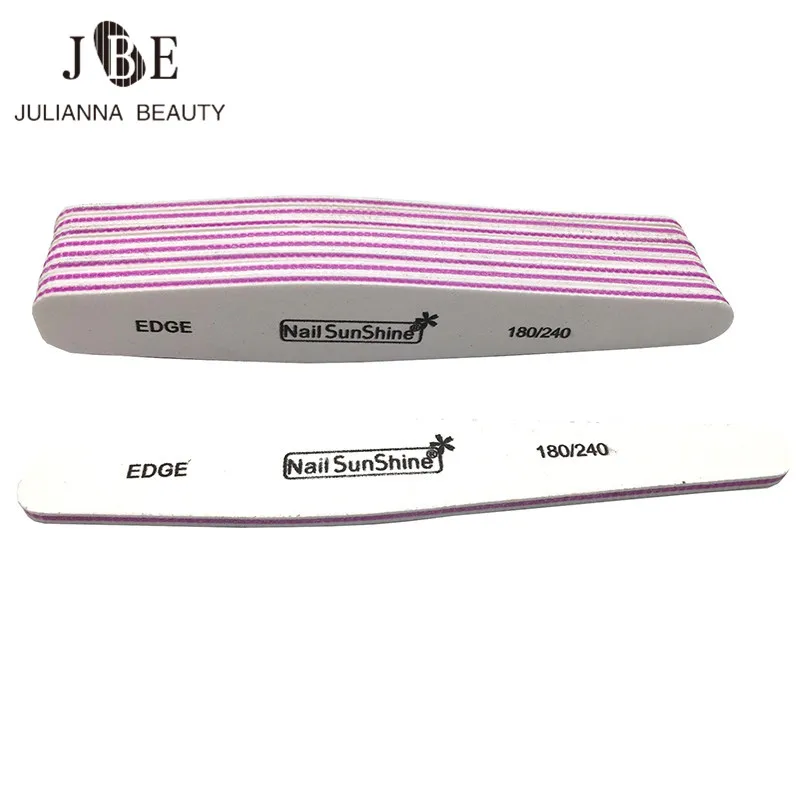 

7pcs/lot Nail Art Sanding Double-sided Buffer 180/240Grit Nail Files Professional Manicure Pedicure Tools Sandpaper Nailfile
