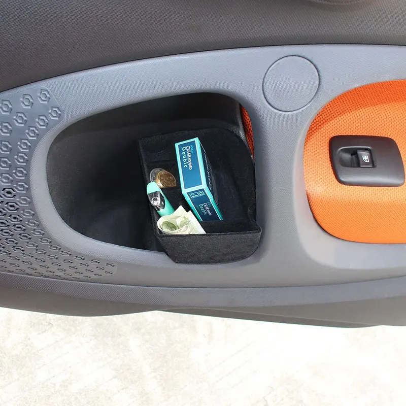 Автомобильный ящик для хранения дверей Mercedes New Smart Fortwo 453 дверных ручек аксессуары