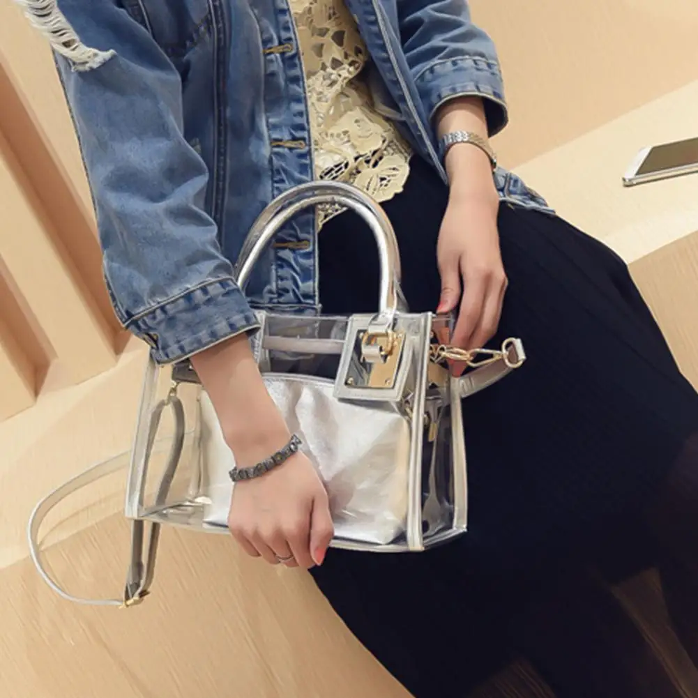 2 шт./комплект водонепроницаемые Прозрачные сумки мессенджеры через плечо|Сумки