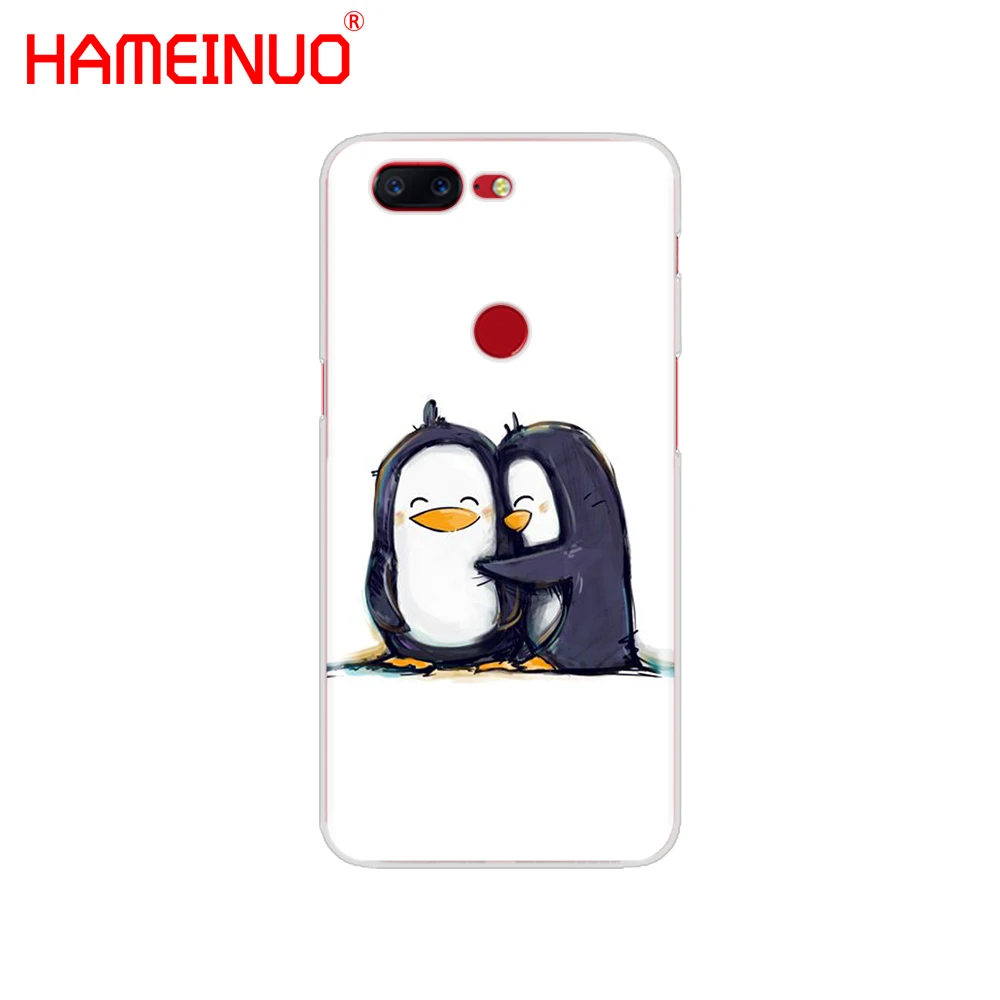HAMEINUO милый пингвин белый медведь Обложка для Oneplus one plus 5T 5 3 3t 2 A3000 A5000 | Мобильные