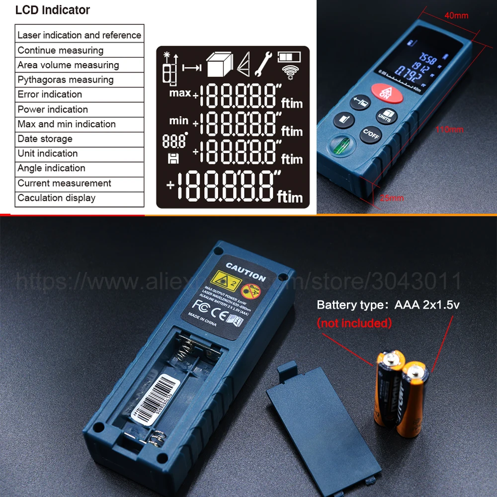Ручные лазерные дальномеры высокоточный инфракрасный лазерный дальномер