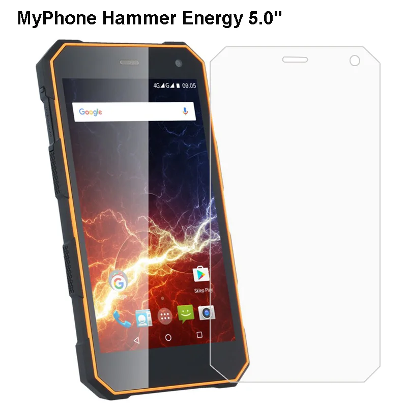 Закаленное стекло для myPhone Hammer Energy, Защитная пленка для экрана телефона, Защитная пленка для myPhone Hammer Energy, стеклянная пленка для телефона, 1 шт