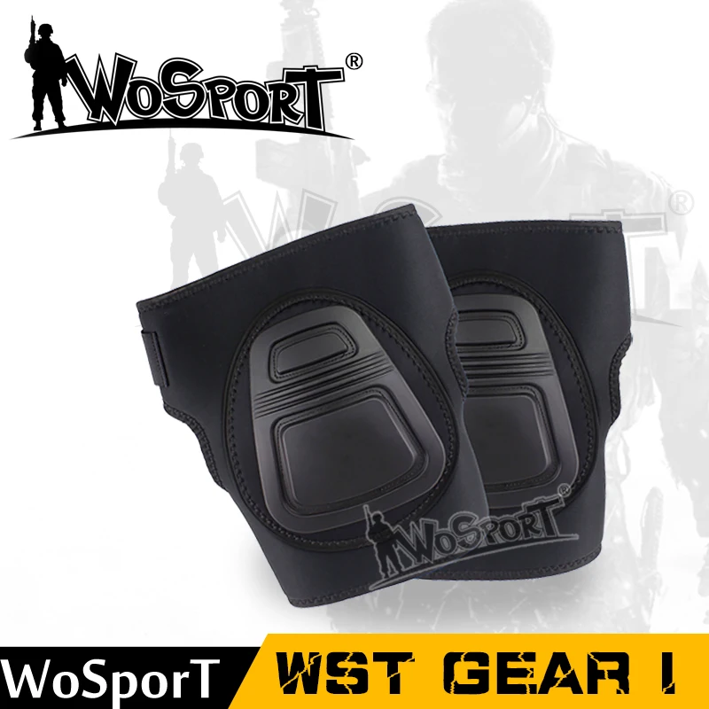 

Комплект тактического спортивного защитного снаряжения WOSPORT, комплект регулируемых наколенников для страйкбола, для охоты, стрельбы, пейнт...