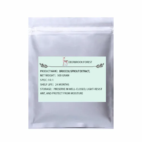 500g(17.65oz) USDA и EC Сертифицированные Органические брокколи экстракт спрата 10; 1, экстракт брокколи 10:1, Sulforaphane - Цвет: 500g(17.65oz)