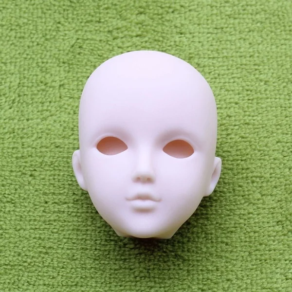 2 шт./лот, мягкие, DIY, высокое качество, для практики, макияж, кукольные головки для 1/6 BJD, как для 29 см, кукольные для отработки нанесения макияжа, голова без волос - Цвет: No 1