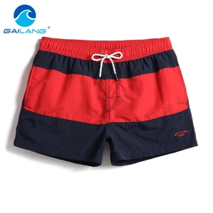 Мужские пляжные шорты Gailang, быстросохнущие пляжные шорты размера плюс, повседневные шорты-боксеры для геев, для лета