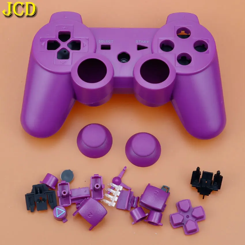 JCD для PS3 контроллер корпус Оболочка Чехол ж/Внутренняя Рамка полные кнопки аксессуары комплект для sony playstion 3