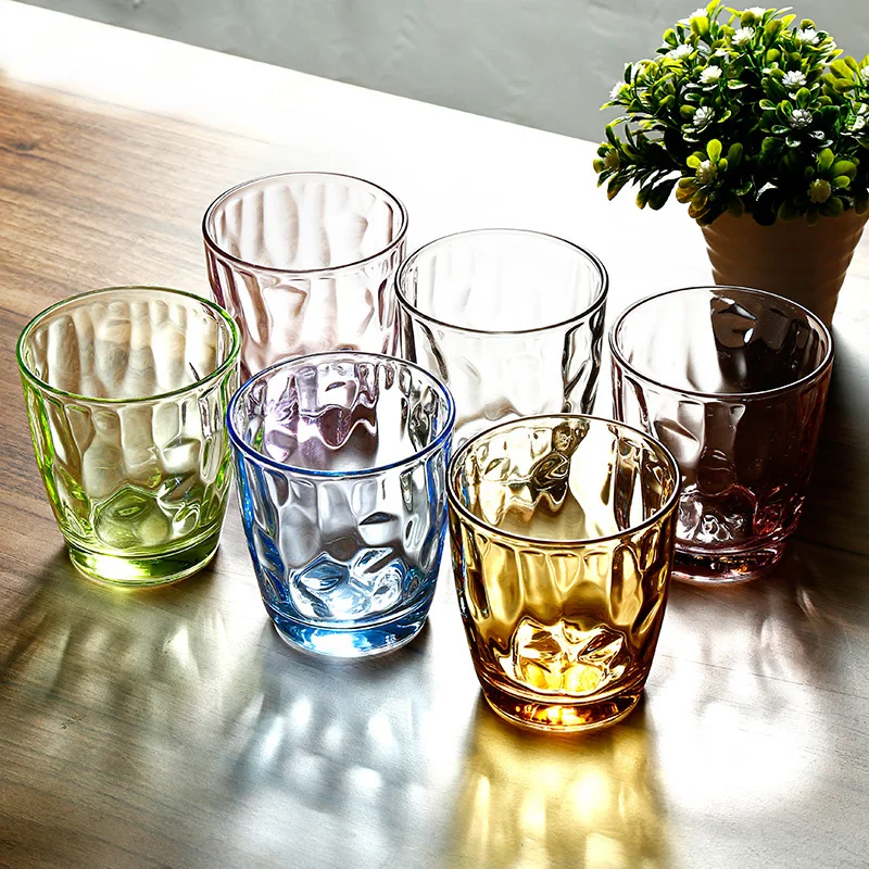 RSCHEF Glass es 6 штук цветной набор водяного стекла стеклянный пивное стекло рекламная