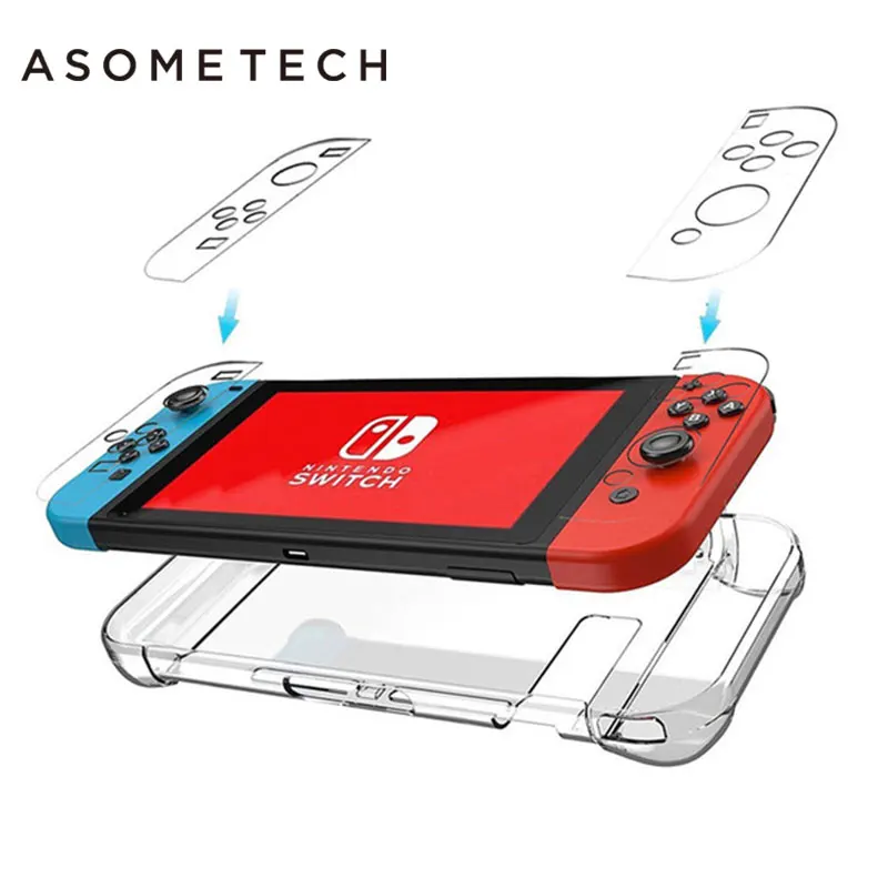 Жесткий прозрачный чехол для ПК Nintendo Switch Shell Funda Transparente|Сумки| |