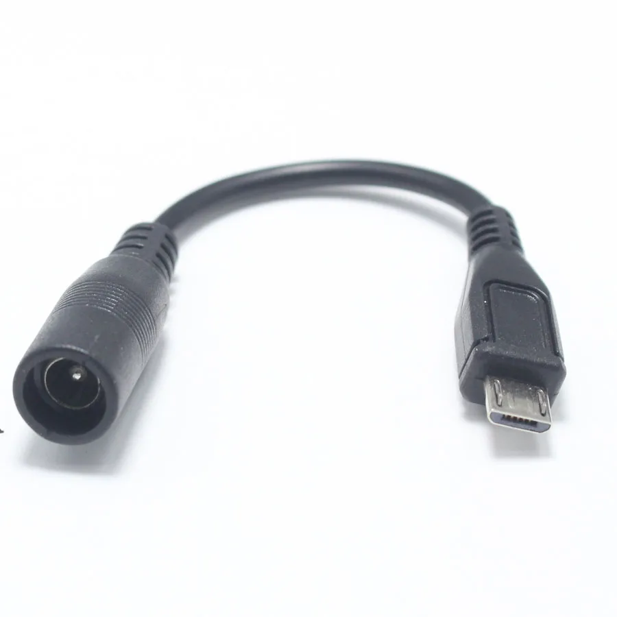 1 шт. Micro Type B USB 5-контактный штекер к гнездовому разъему 5 5*2 мм аудиоадаптер для