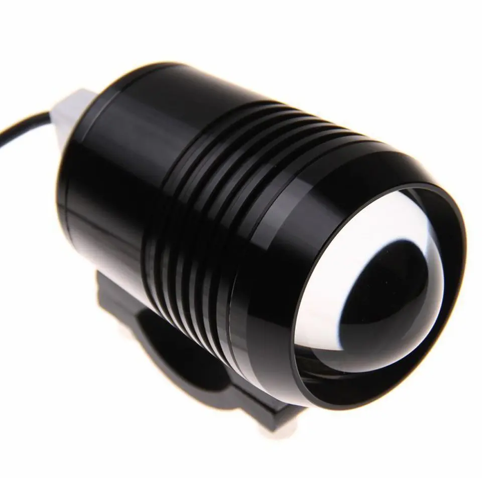 1pc black body WHDZ 1 шт. мотоциклетный головной светильник U2 1200LM 30 Вт Высокая Низкая вспышка светодиодный противотуманный точечный светильник лампа головной светильник - Цвет: 1pc black body