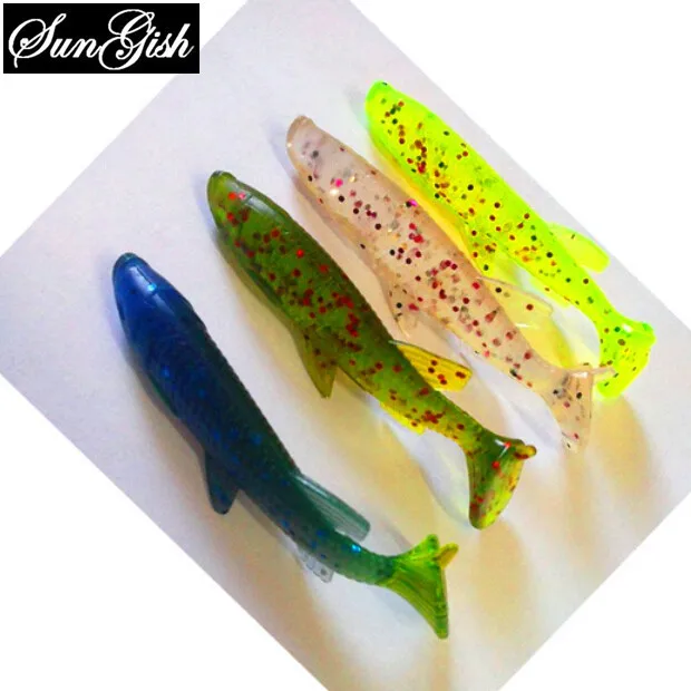 Мягкие Приманки Bionic четыре цвета Рыболовные Снасти Питания Рыбы FA0091 | Спорт и