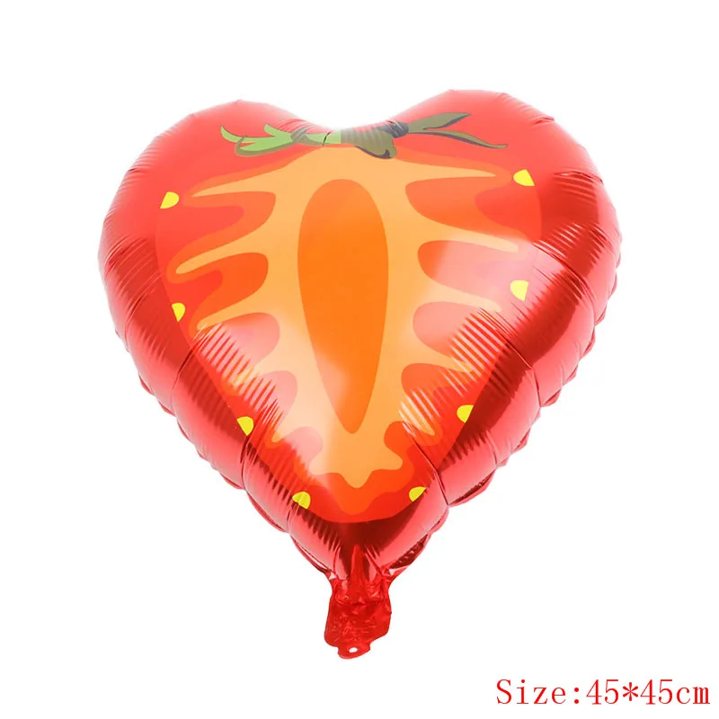 

50pcs 18inch Fruits Foil Balloons Watermelon Helium Ballons Children Inflatable Toys Birthday Wedding Decoration Party Supplies