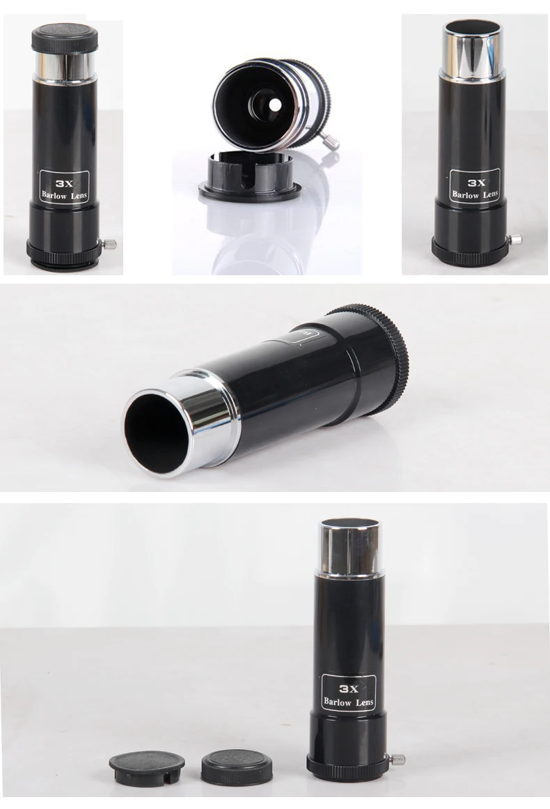 Celestron 3x линза Барлоу 1,2" оптические линзы пластиковый интерфейс профессиональный астрономический телескоп аксессуары 80EQ Монокуляр