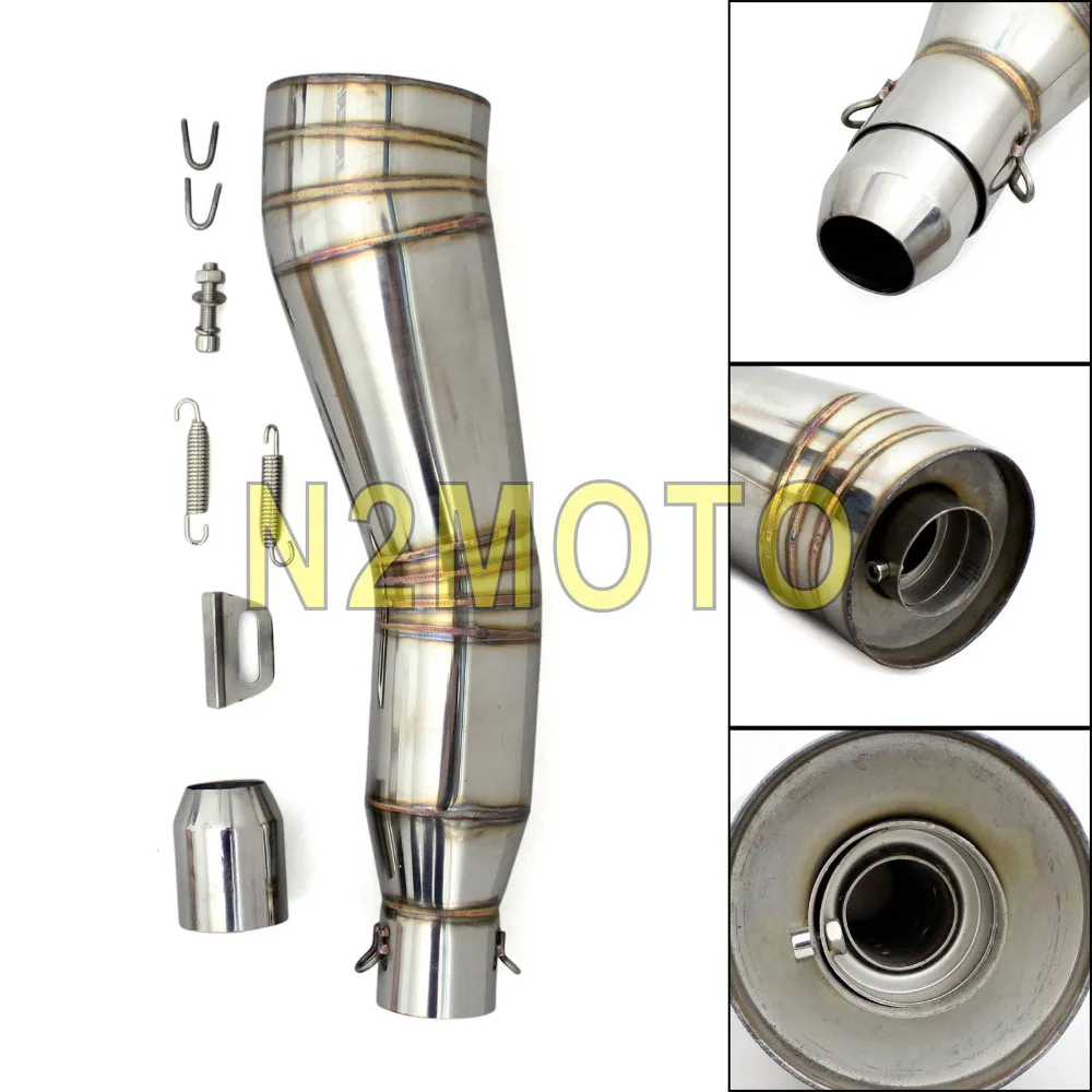 

Dirt Street Bike ATV Quad Scooter Stainless Steel 38-51mm Exhaust Muffler Silencer Pipe with Db Killer for 125cc - 1000cc