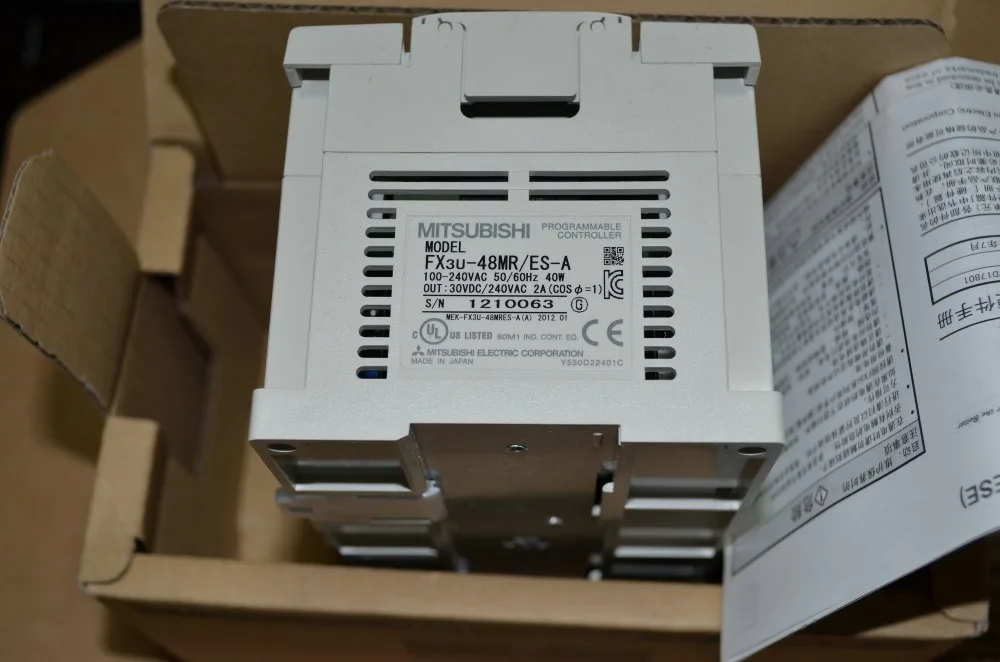 PLC программируемые контроллеры FX3U 48MR/ES A|original vest|original elementplc delta |