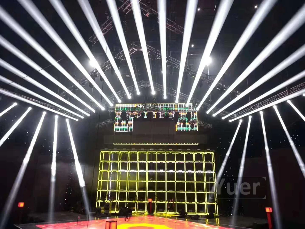 4 шт./лот 230 Вт 7R водонепроницаемый луч движущийся головной свет DMX512 звук цветная