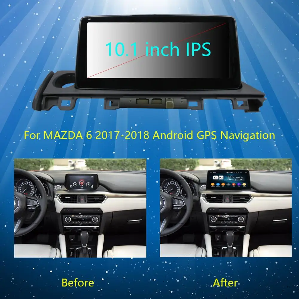 10,2" ips Android 9,0 8 ядерный 4G+ 64G Автомобильный мультимедийный радио gps для Mazda 6 Atenza dzda6 DSP CarPlay Parrot BT
