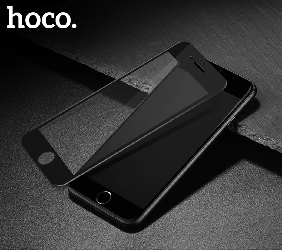 Hoco для Apple iPhone 6 6S PLUS 3D закаленное стекло плёнка 9H протектор экрана защитное стекло полное покрытие для сенсорного экрана Защита на весь экран на Айфон 6 3Д стекло для айфона 6 6S плюс
