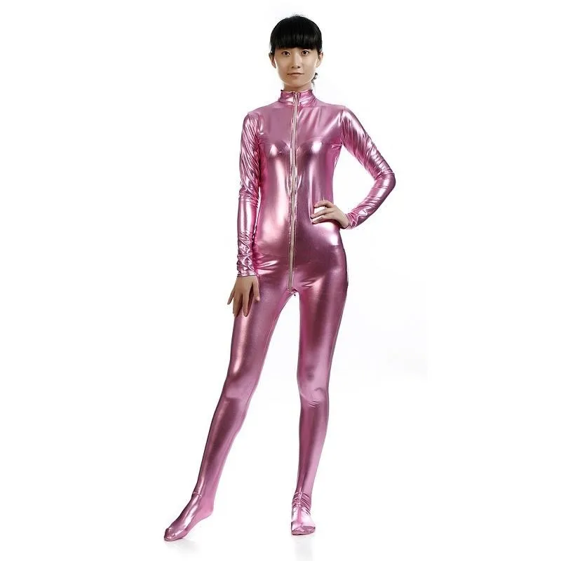 Unitard черный облегающий комбинезон с длинными рукавами лайкра Золотая водолазка металлик Zentai боди блестящие металлические Вечерние боди сценический костюм