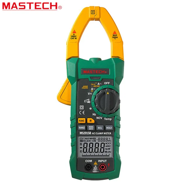 MASTECH MS2015B 1000A AC токовые клещи с сопротивлением емкостью частотой температурой и