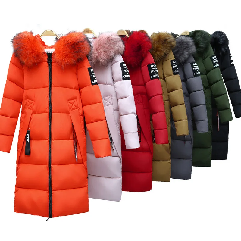 Пуховик женский зимний с большим воротником и капюшоном х/б|fashion jacket|jacket fashionfashion